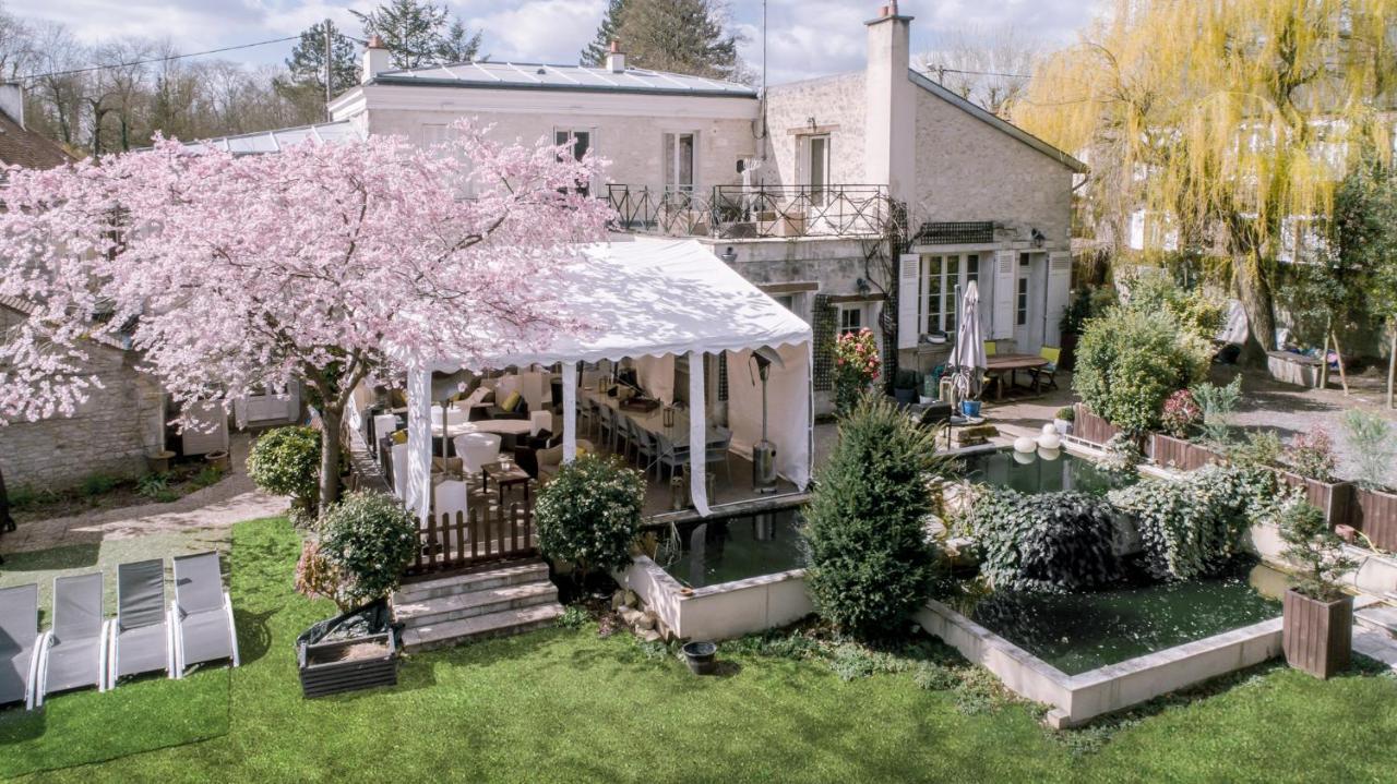 Bed and Breakfast L'Ame Des Hospitaliers Courteuil Exterior foto