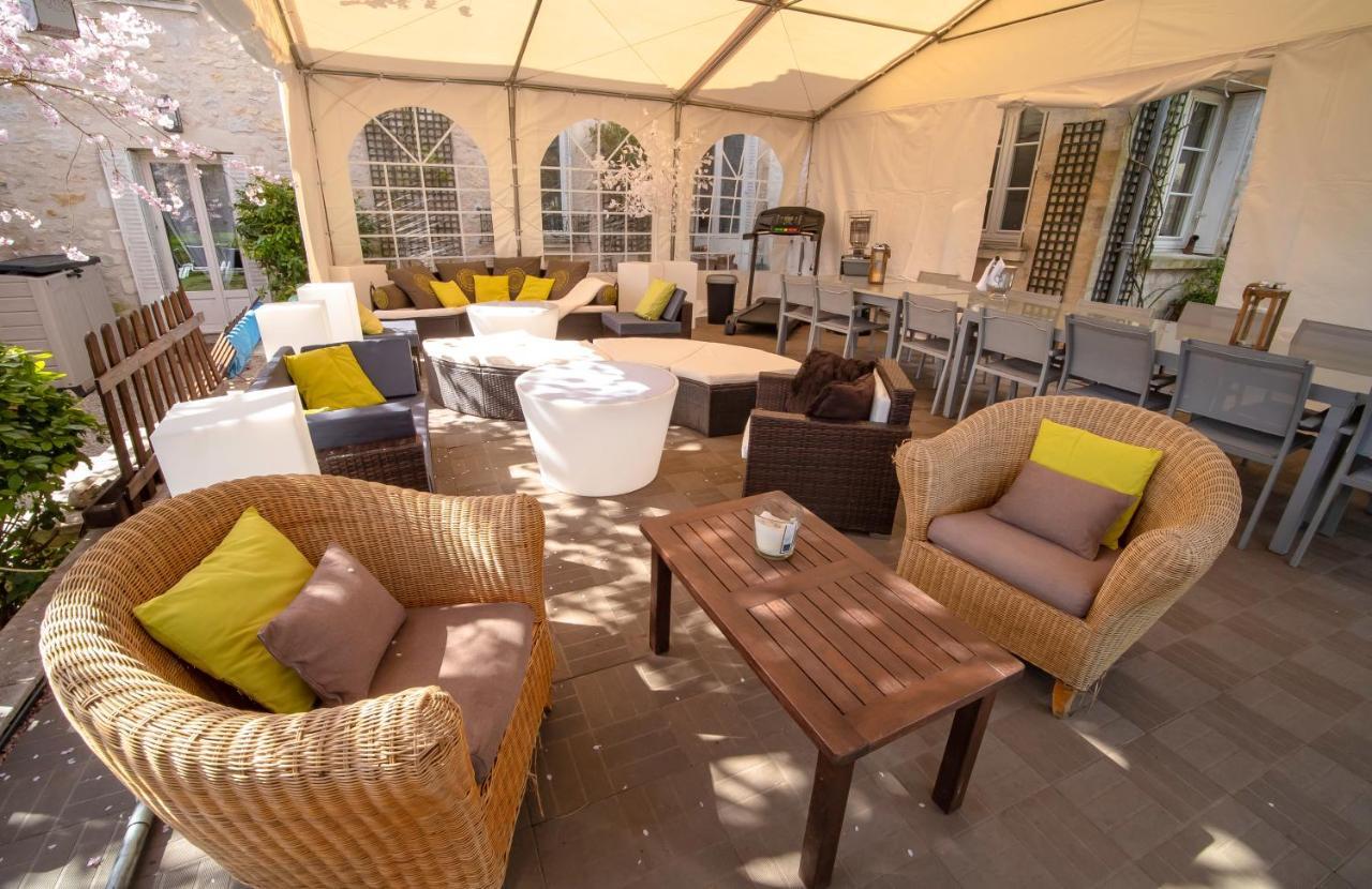 Bed and Breakfast L'Ame Des Hospitaliers Courteuil Exterior foto